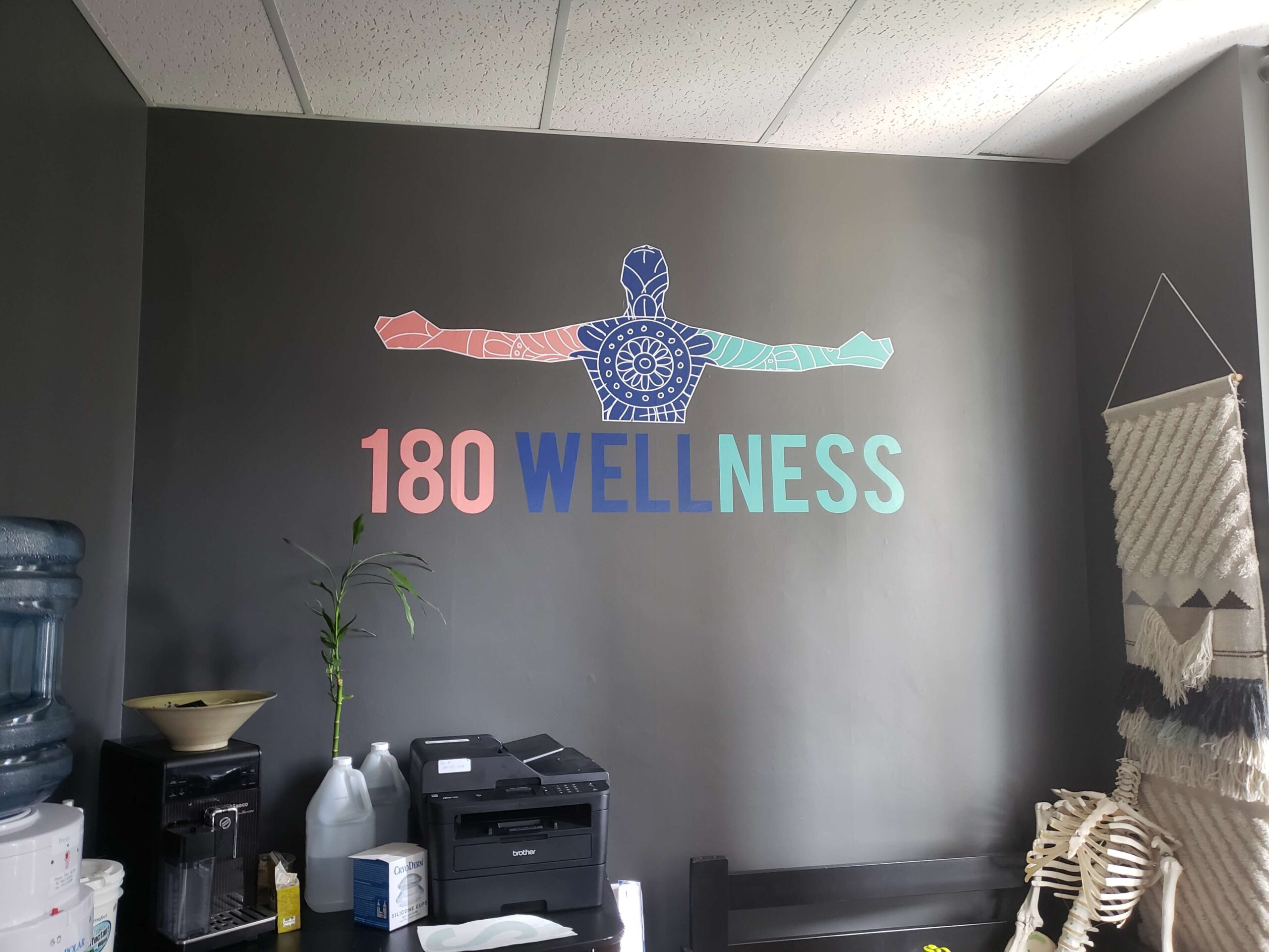 180 Wellness Clinic Custom Wall Decal